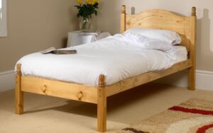Friendship Mill Orlando Wooden Bed Frame, Small Double, No Storage, High Foot End