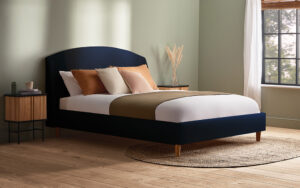 Silentnight Evana Upholstered Bed Frame, Superking, Silver