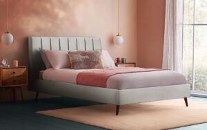 Silentnight Octavia Upholstered Bed Frame, Superking, Maritime