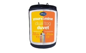 Silentnight Yours and Mine 10.5 13.5 Tog Duvet, King Size
