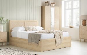 Birlea Herringford Wooden Ottoman Bed Frame, King Size