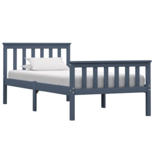 Chilliwack Wooden Single Bed In Grey